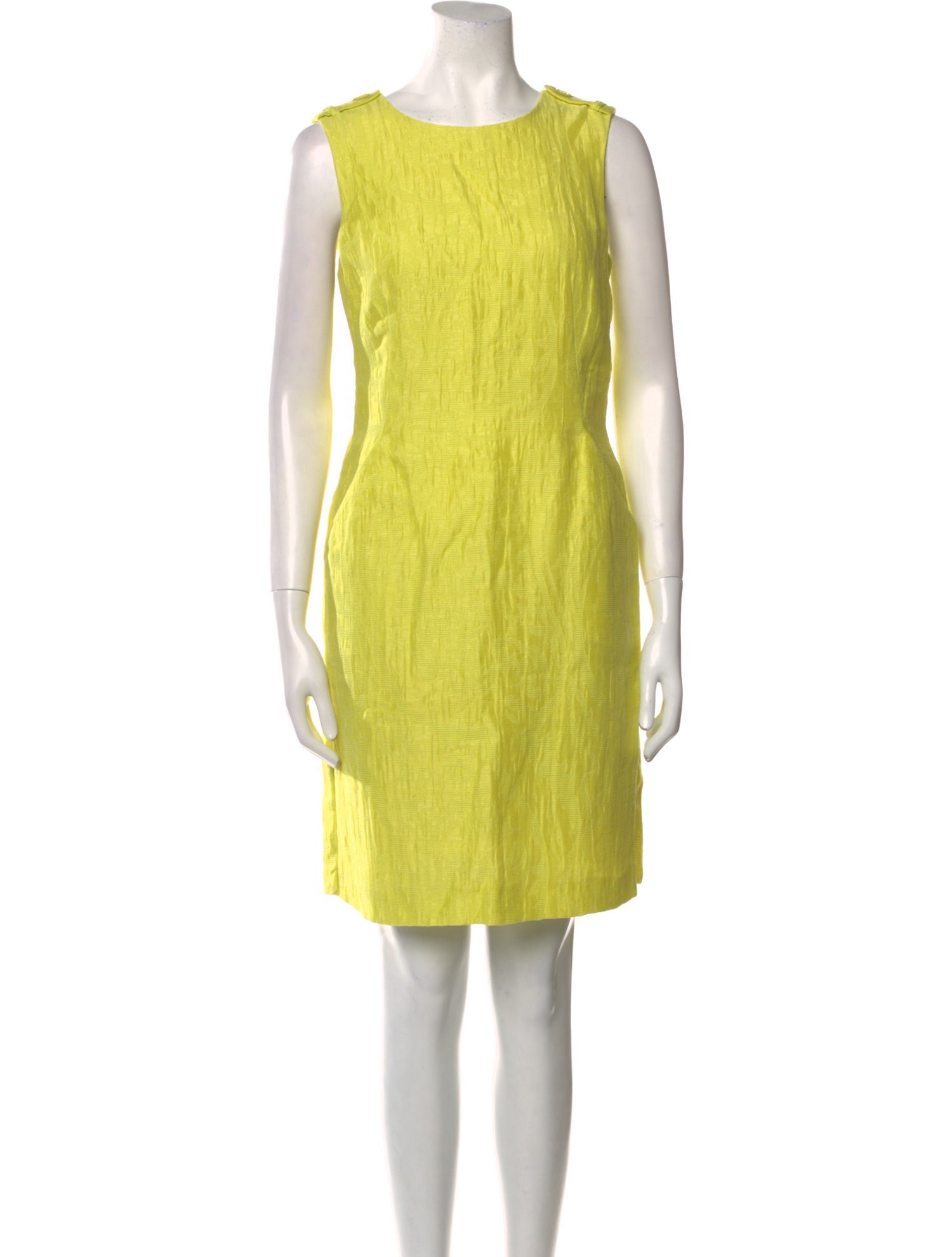 Armani Collezioni Crew Neck Mini Dress